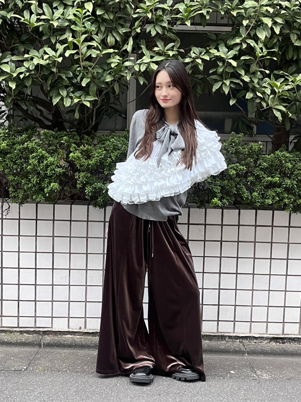【定価¥15,950】ラベルエチュード_マルチウェイティアードミニスカート J1U by LA BELLE ETUDE スカート マルチウェイティアードミニ
