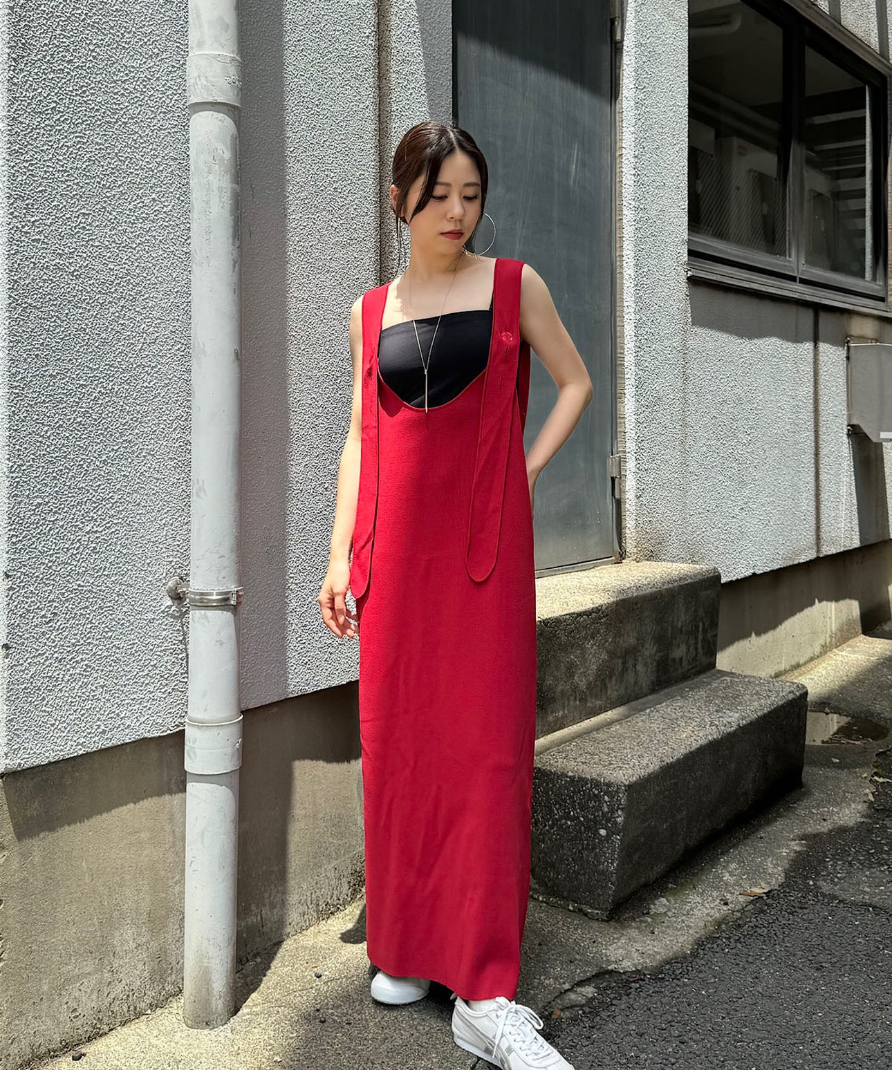 2WAY リラックスニットロングドレス/163cm – LA BELLE ETUDE online store