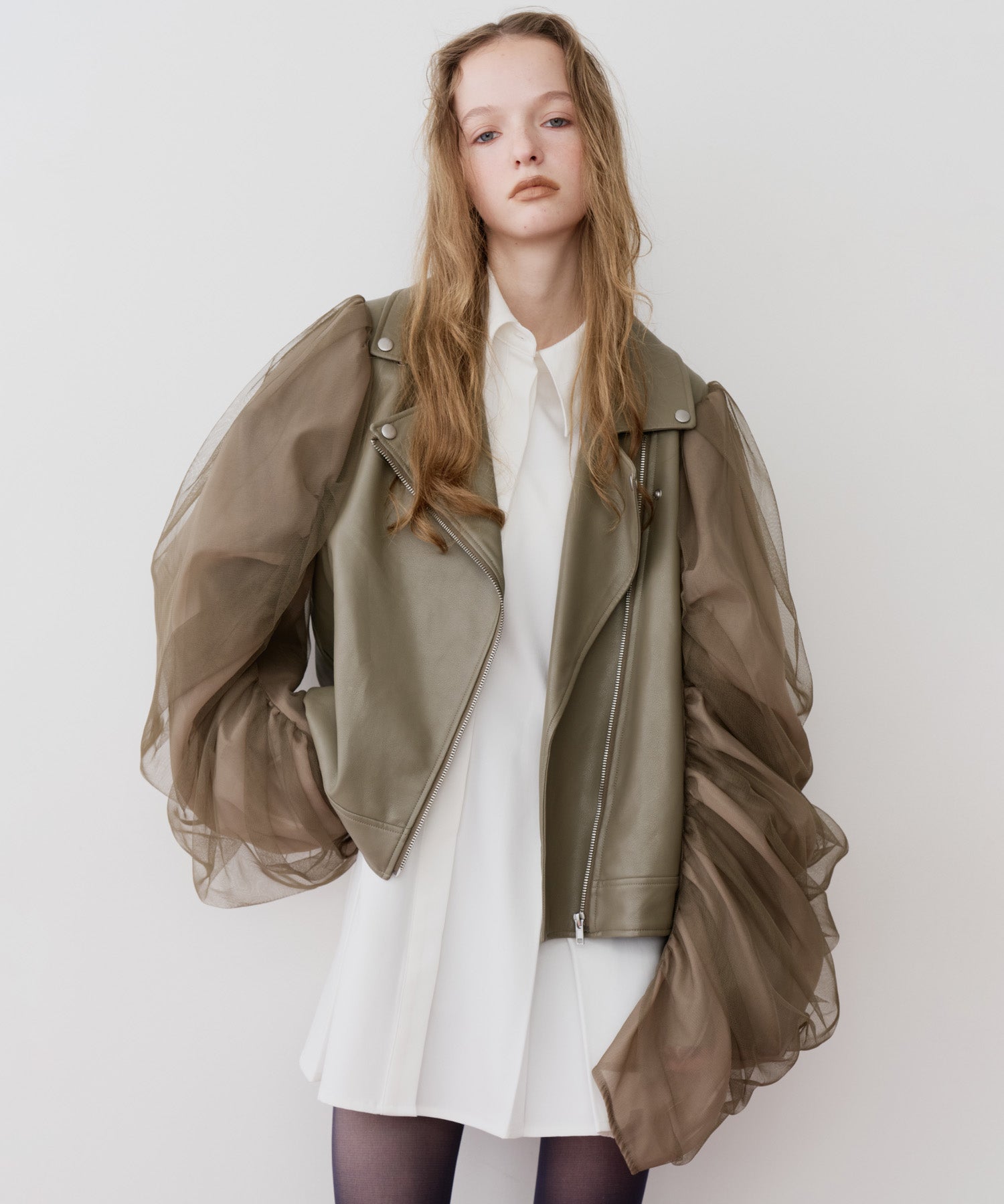 【新品・未使用】LA BELLE ETUDE パープル ダブルブレストコート 新品・未使用】LA BELLE ETUDE パープル ダブルブレストコート