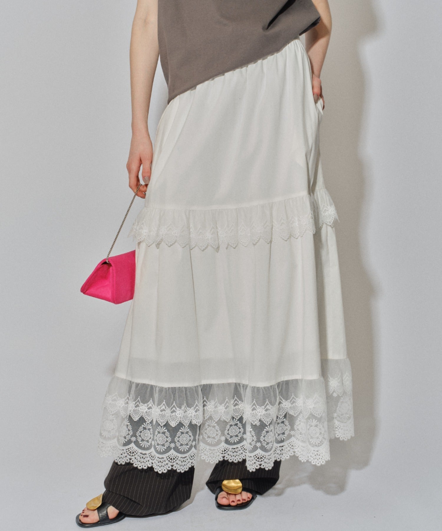 J1U SKIRT – LA BELLE ETUDE online store