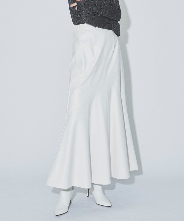【yae】Faux leather long skirt/フェイクレザーロングスカート