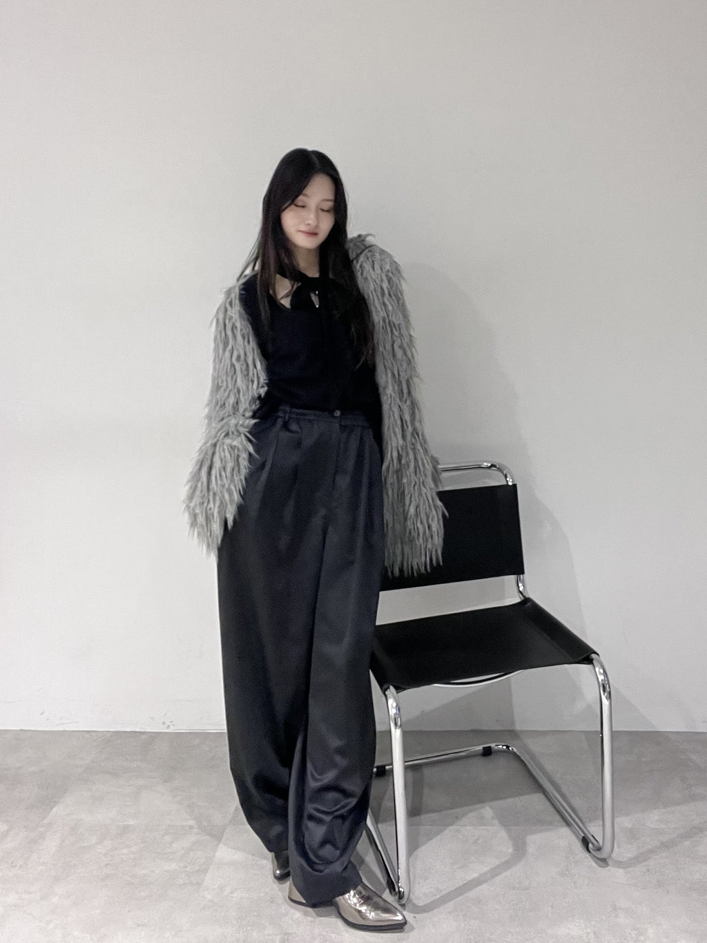 タグ付新品 JU by LA BELLE ETUDE ループモヘアフェザーニット タグ付新品 JU by LA BELLE ETUDE ループモヘアフェザーニット