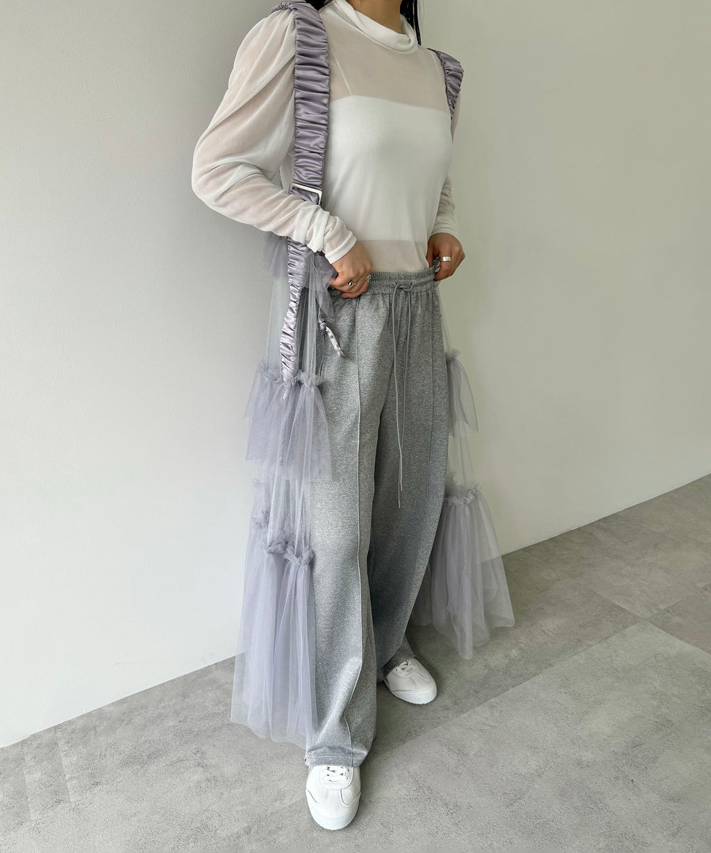 LA BELLE ETUDE シースルーボリュームチュールデザインジレ LA BELLE