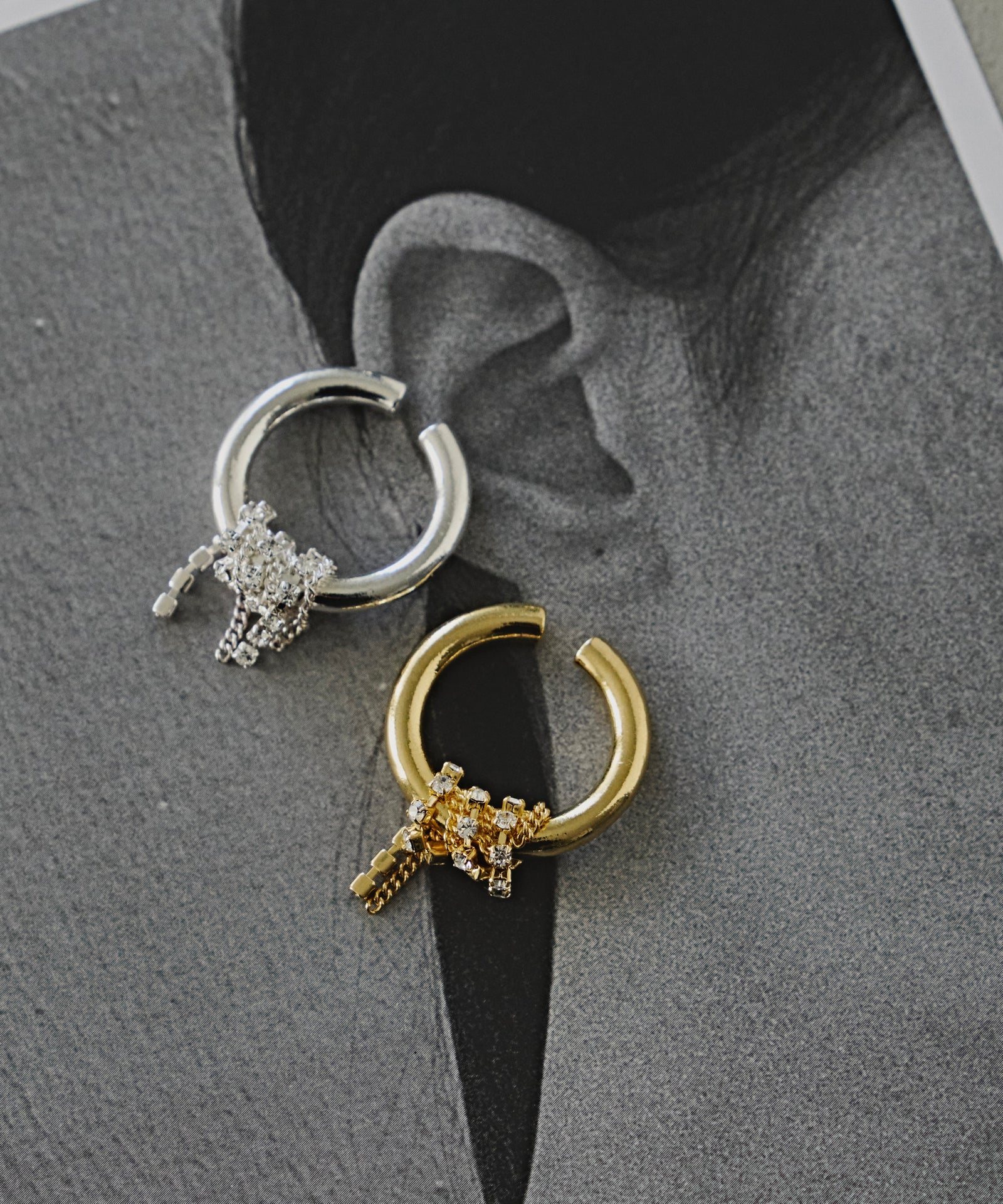 一部カラー予約】【loni】Lupinus Bijou Chain Earcuff – LA