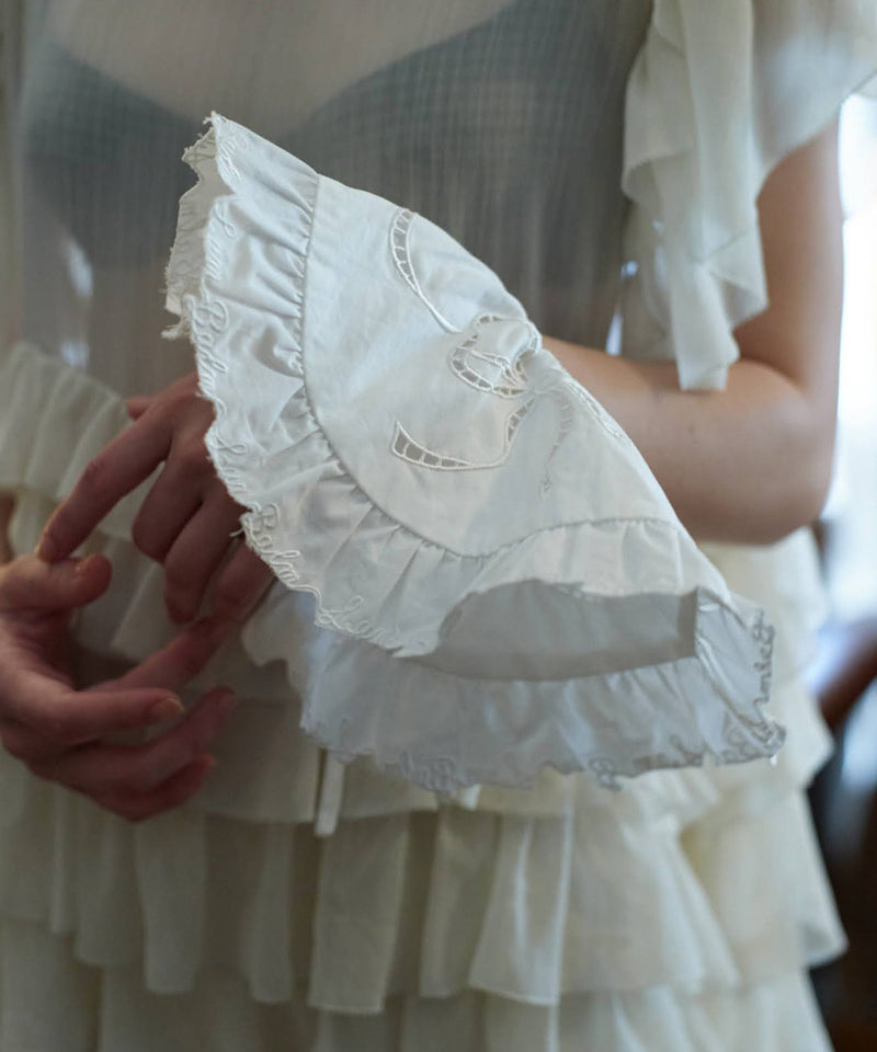 【Lam Balm】ヴィクトリアンエンブロイダリーシュシュ