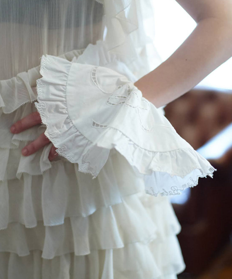 【Lam Balm】ヴィクトリアンエンブロイダリーシュシュ