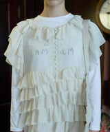 【Lam Balm】アンティークライクボリュームティアードワンピース