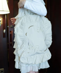 【Lam Balm】ヴィクトリアエンブロイダリーピロートートバッグ