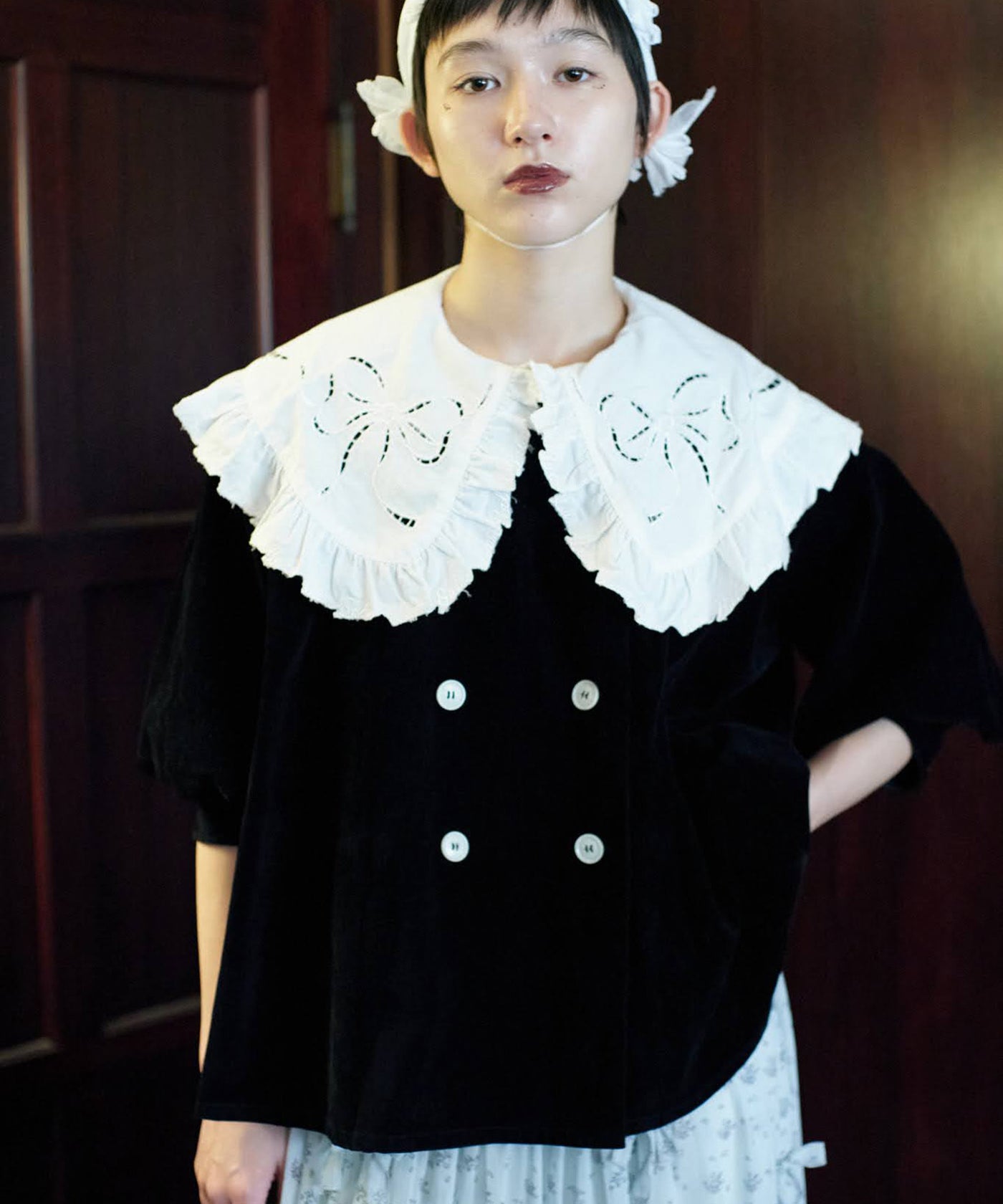 Lam Balm】ドロップパフスリーブベロアジャケット – LA BELLE ETUDE