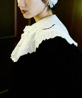 【Lam Balm】ドロップパフスリーブベロアジャケット