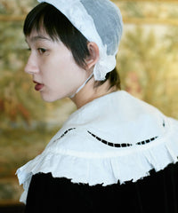 【Lam Balm】ドロップパフスリーブベロアジャケット