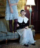 【Lam Balm】アンティークライクスカートウィズボウ