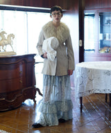 【Lam Balm】アンティークライクスカートウィズボウ