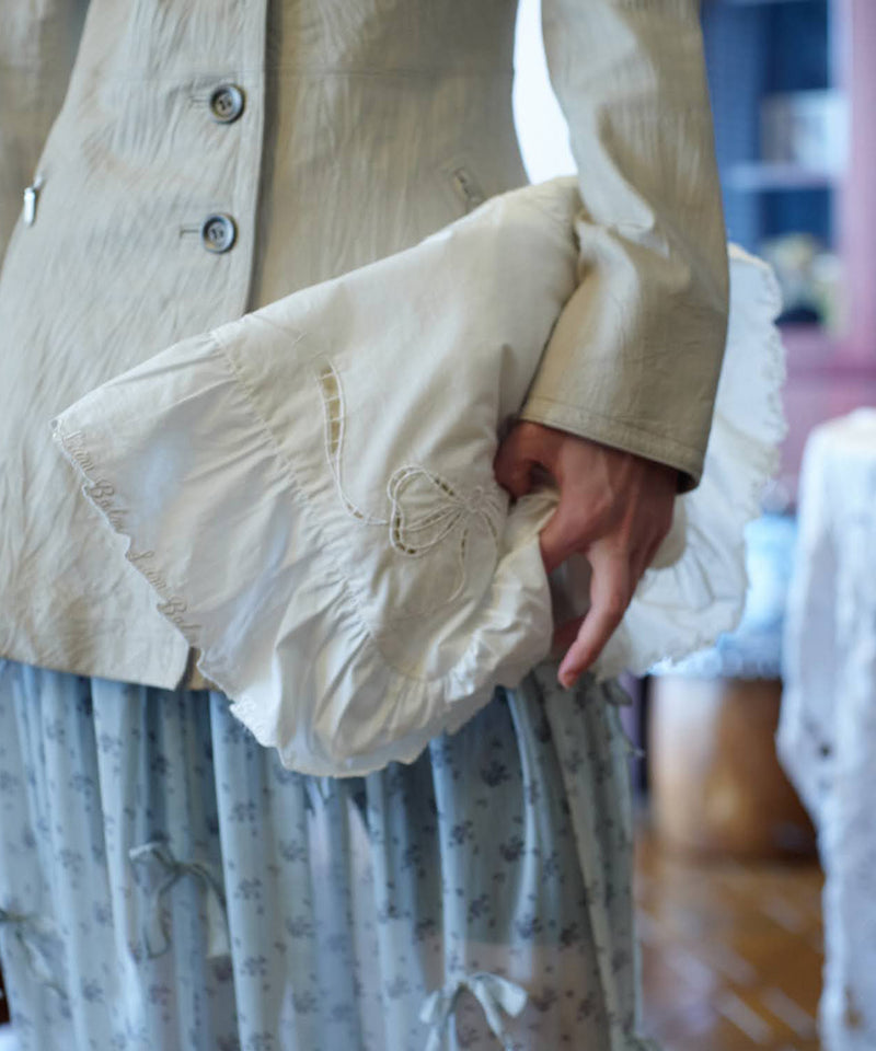 【Lam Balm】ヴィクトリアエンブロイダリーピロートートバッグ