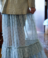 【Lam Balm】アンティークライクスカートウィズボウ