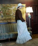 【Lam Balm】アンティークライクスカートウィズボウ