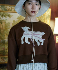 【Lam Balm】CONVENIENCE YOUNG Collaboration　クロップドスウェット