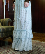 【Lam Balm】アンティークライクスカートウィズボウ