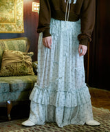 【Lam Balm】アンティークライクスカートウィズボウ