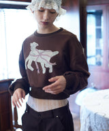 【Lam Balm】CONVENIENCE YOUNG Collaboration　クロップドスウェット