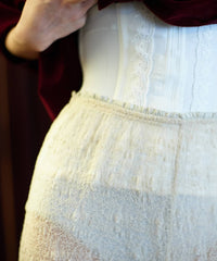 【Lam Balm】レースヘムティアードパンツ