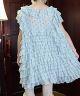 【Lam Balm】アンティークライクボリュームティアードワンピース