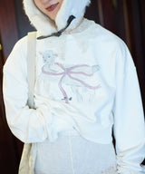 【Lam Balm】CONVENIENCE YOUNG Collaboration　クロップドスウェット