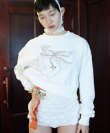 【Lam Balm】CONVENIENCE YOUNG Collaboration　クロップドスウェット