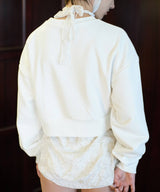 【Lam Balm】CONVENIENCE YOUNG Collaboration　クロップドスウェット