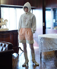 【Lam Balm】CONVENIENCE YOUNG Collaboration　クロップドスウェット