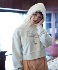 【Lam Balm】CONVENIENCE YOUNG Collaboration　クロップドスウェット