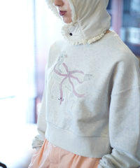 【Lam Balm】CONVENIENCE YOUNG Collaboration　クロップドスウェット