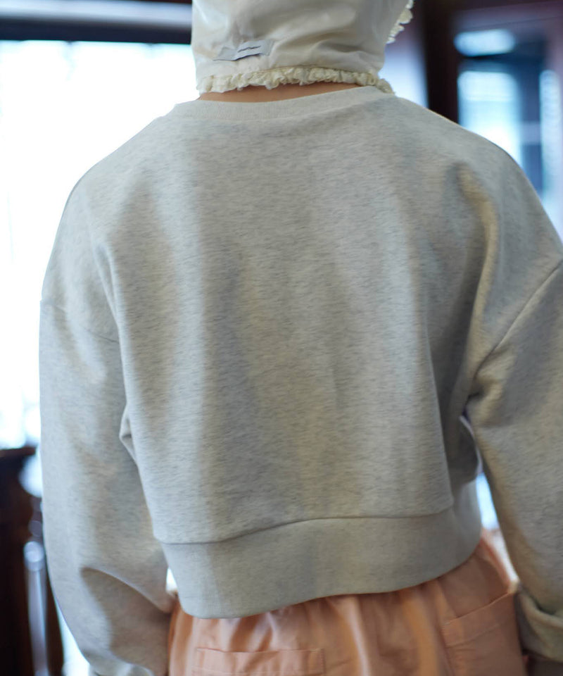 【Lam Balm】CONVENIENCE YOUNG Collaboration　クロップドスウェット