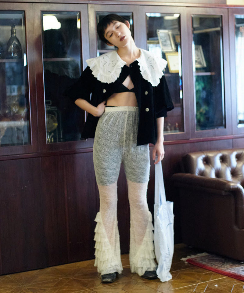 【Lam Balm】ヴィクトリアエンブロイダリーピロートートバッグ