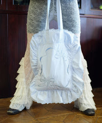 【Lam Balm】ヴィクトリアエンブロイダリーピロートートバッグ