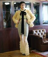 【Lam Balm】レースヘムティアードパンツ