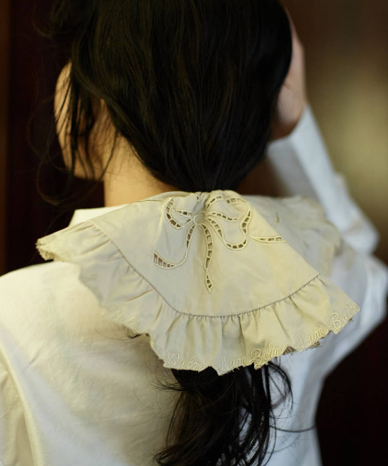 【Lam Balm】ヴィクトリアンエンブロイダリーシュシュ