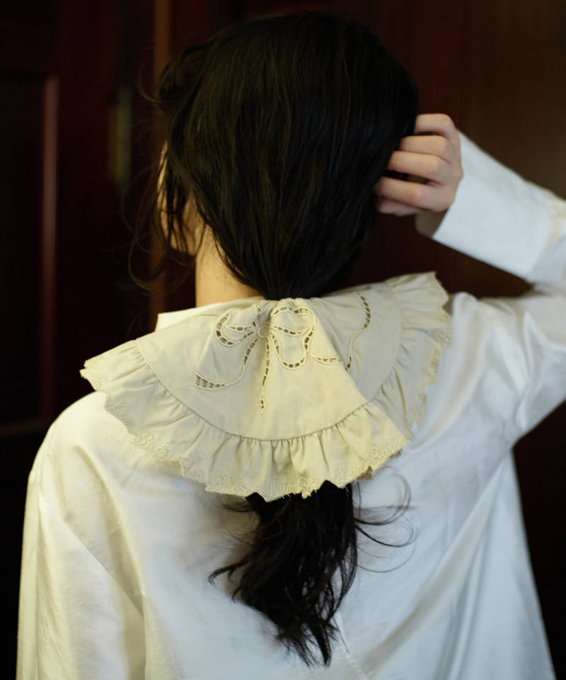 【Lam Balm】ヴィクトリアンエンブロイダリーシュシュ