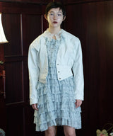 【Lam Balm】アンティークライクボリュームティアードワンピース