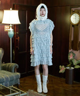 【Lam Balm】アンティークライクボリュームティアードワンピース