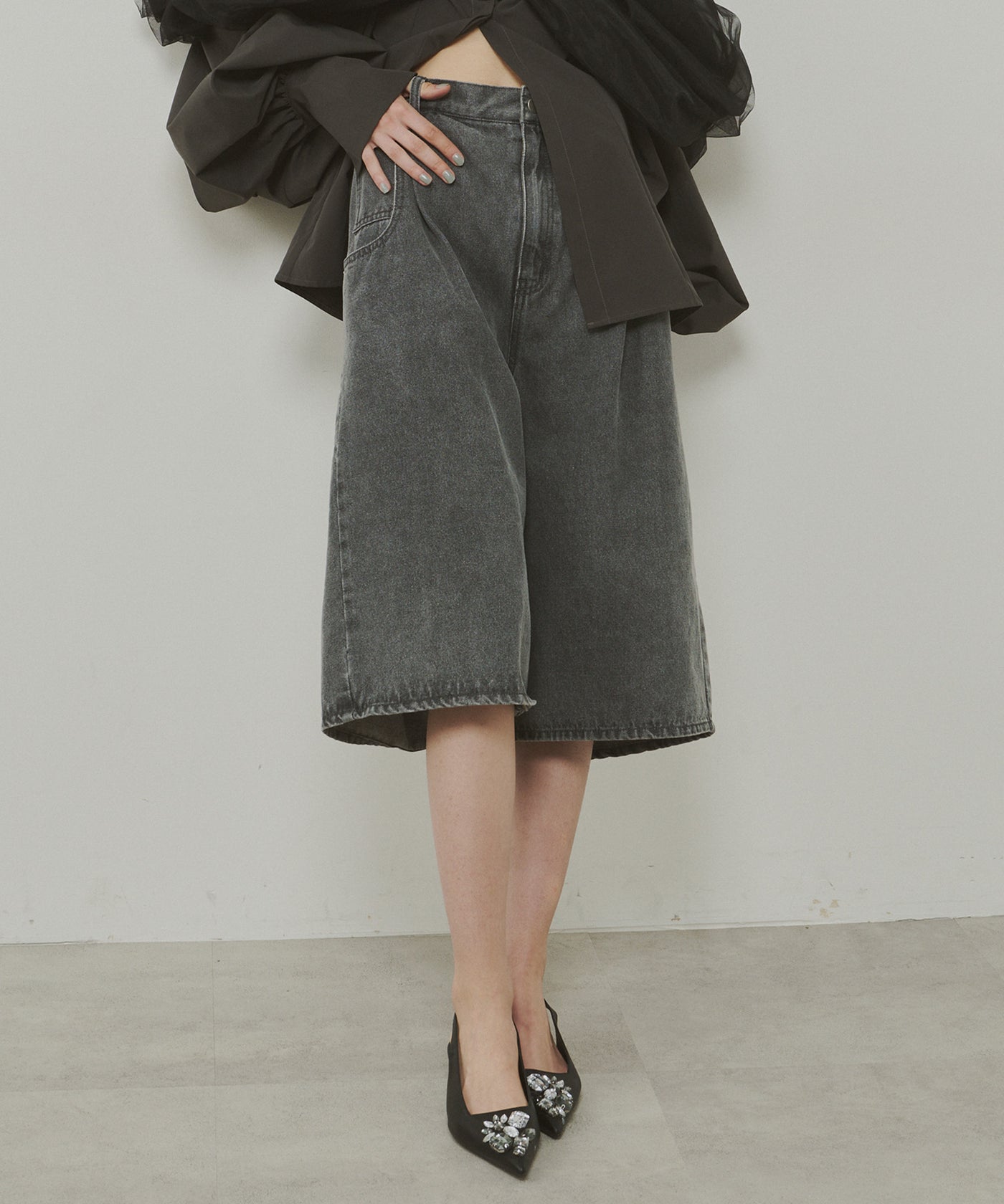 デニムタックハーフパンツ – LA BELLE ETUDE online store