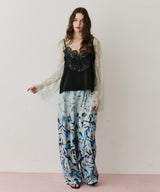 【予約】2WAY総レースVネックオーバーTOPS