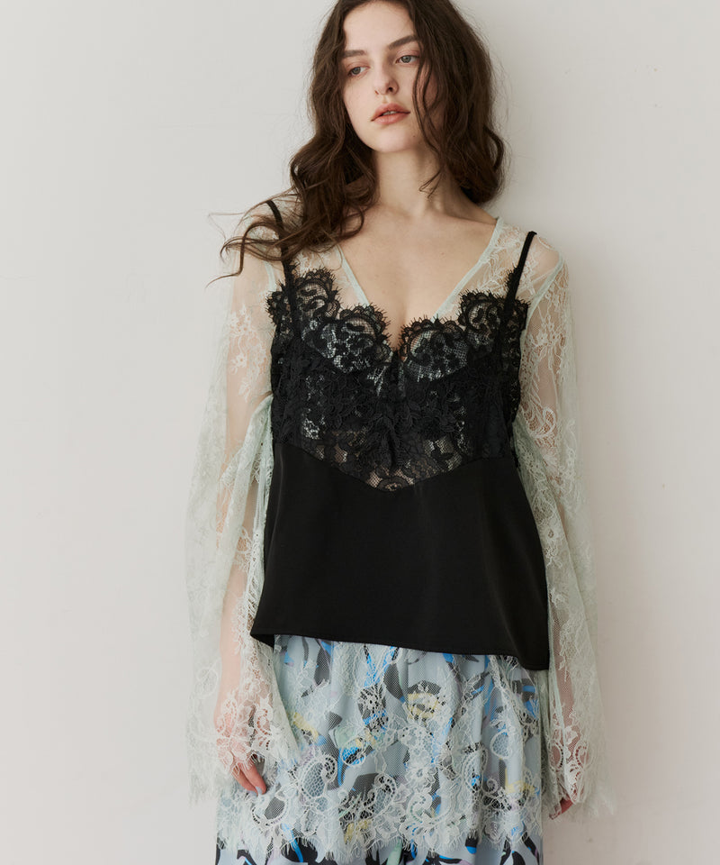 予約】モチーフレース×サテンキャミ – LA BELLE ETUDE online store