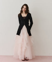 【一部カラー再入荷予約】"Lily" ボリュームチュールスカート