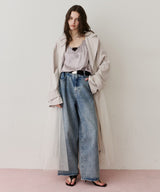 【予約開始待ち】レースモチーフマットサテンキャミ