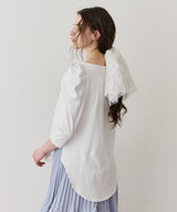 【予約開始待ち】ギャザーパフショートスリーブカットソー