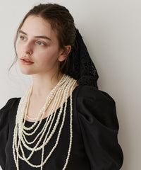 【予約開始待ち】モチーフレース×チュールBIGシュシュ