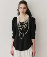 【予約開始待ち】ギャザーパフショートスリーブカットソー