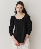 【予約開始待ち】ギャザーパフショートスリーブカットソー