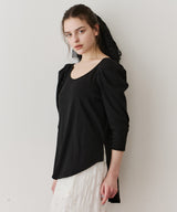 【予約開始待ち】ギャザーパフショートスリーブカットソー